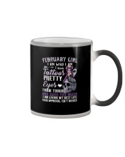 February Girl Color Changing Mug tile
