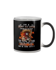 Grumpy Old Woman Color Changing Mug tile