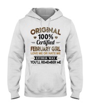 February Girl Hooded Sweatshirt tile