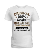 February Girl Ladies T-Shirt tile