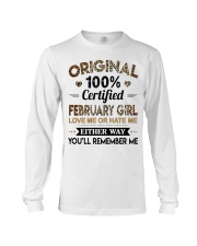 February Girl Long Sleeve Tee tile