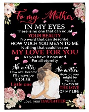 To My Mother Small Fleece Blanket - 30" x 40" front