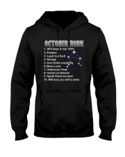 October Music Lover Hooded Sweatshirt tile