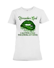 November Girl Premium Fit Ladies Tee tile