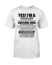 8 yes i am awesome mom Classic T-Shirt tile