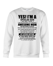8 yes i am awesome mom Crewneck Sweatshirt tile