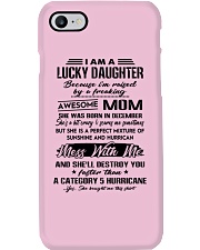 I Am A Lucky Daughter Phone Case tile