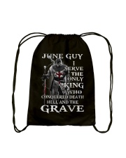 June Man Drawstring Bag tile