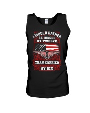 I Would Rather Unisex Tank tile