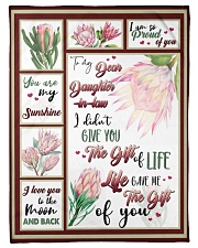 To My Daughter - Mom Small Fleece Blanket - 30" x 40" front