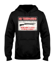 No Trespassing Hooded Sweatshirt tile