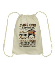 June Girl Drawstring Bag tile