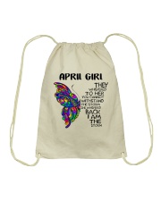 April Girl Drawstring Bag tile