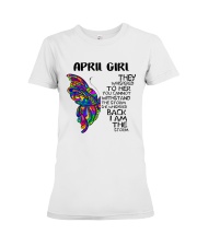 April Girl Premium Fit Ladies Tee tile
