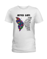 April Girl Ladies T-Shirt tile