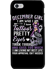 December Girl Phone Case tile