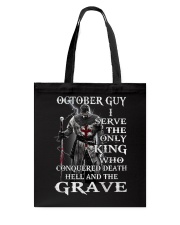 October Man Tote Bag tile