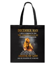 December Man Tote Bag tile