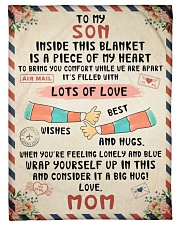 To My Son - Mom Small Fleece Blanket - 30" x 40" front