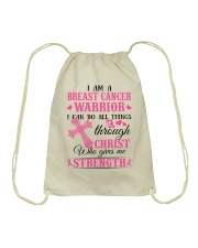 I Am A Breast Cancer Drawstring Bag tile