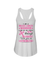 I Am A Breast Cancer Ladies Flowy Tank tile