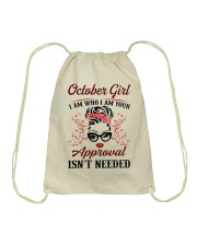 October Girl Drawstring Bag tile
