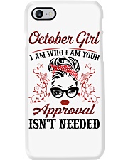 October Girl Phone Case tile