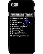 February Music Lover Phone Case tile