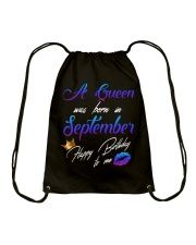 September Girl Drawstring Bag tile