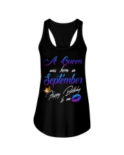September Girl Ladies Flowy Tank tile
