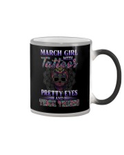 March Girl Color Changing Mug tile