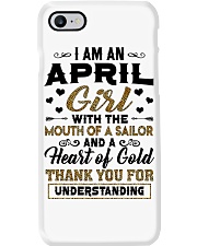 April Girl Phone Case tile
