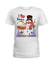I love being a gaga Ladies T-Shirt tile