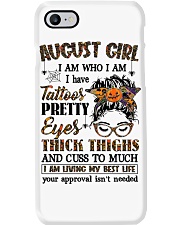 August Girl Phone Case tile
