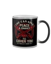 Peace A Chance Color Changing Mug tile
