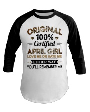 April Girl Baseball Tee tile