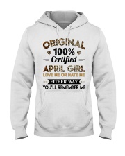 April Girl Hooded Sweatshirt tile