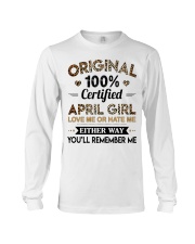 April Girl Long Sleeve Tee tile