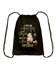April Girl Drawstring Bag tile