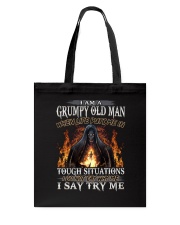 Grumpy Old Man Tote Bag tile