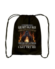 Grumpy Old Man Drawstring Bag tile