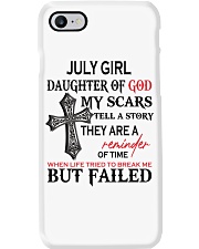 July Girl Phone Case tile