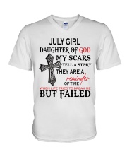 July Girl V-Neck T-Shirt tile