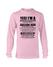 1 yes i am daughter little girl Long Sleeve Tee tile