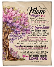 To My Mom Fleece Blanket tile