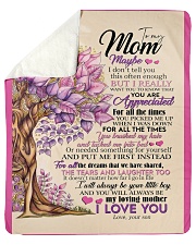 To My Mom Sherpa Fleece Blanket tile