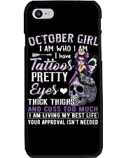 October Girl Phone Case tile