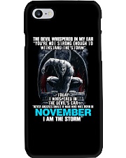 November Man Phone Case tile
