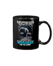 November Man Mug tile