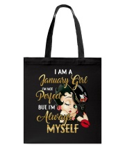January Girl Tote Bag tile